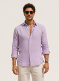 Lilac Linen Shirt