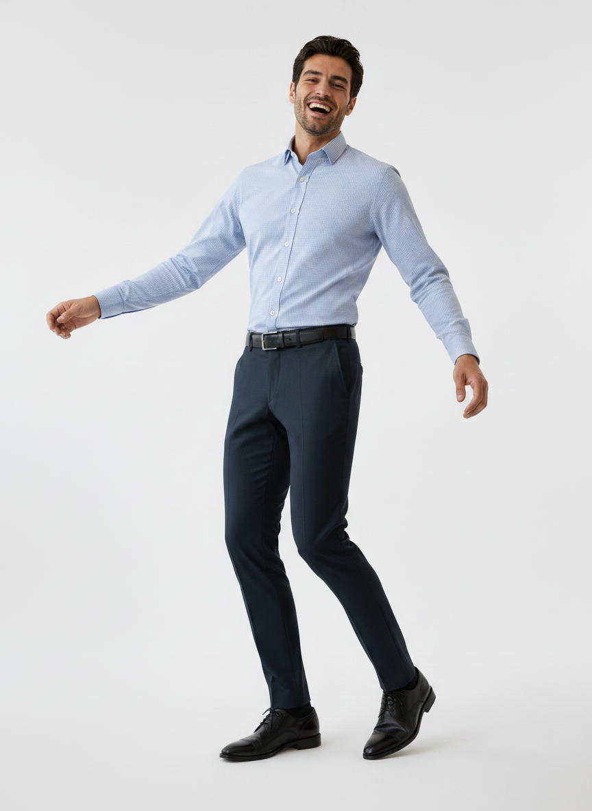 Light Blue Checks Shirt