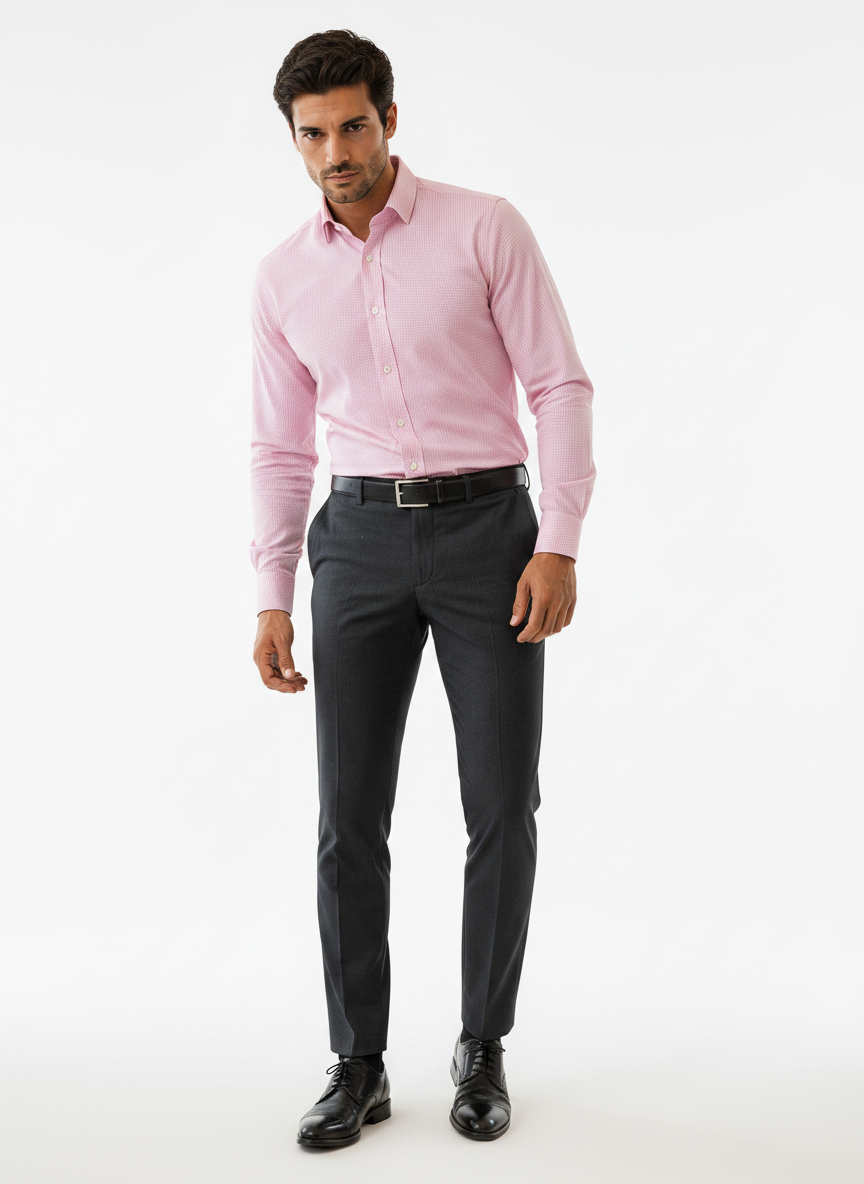 Pink Checks Shirt